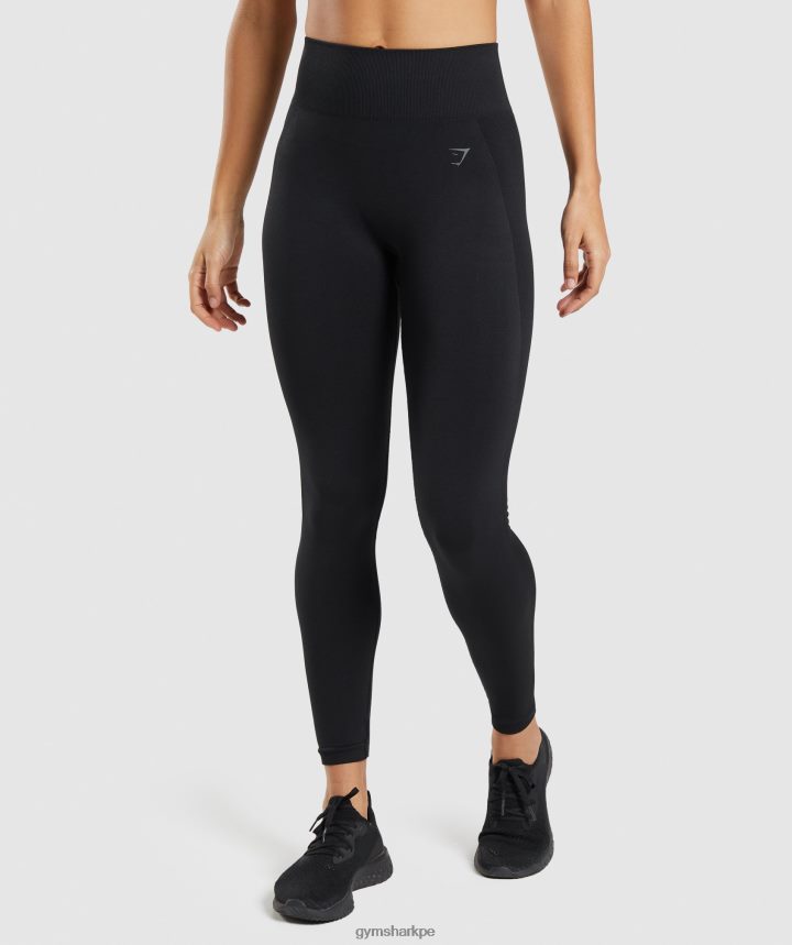 Gymsharkleggins flexibles de talle alto mujer negro PFTJ2N283 ropa