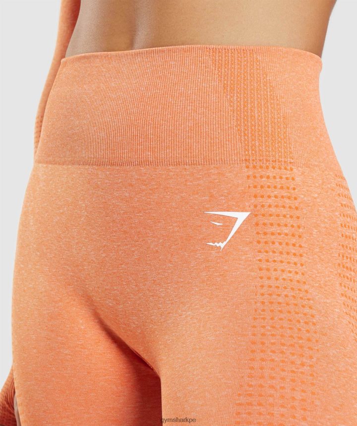 Gymsharkleggins vital sin costuras 2.0 mujer albaricoque naranja marga PFTJ2N319 ropa