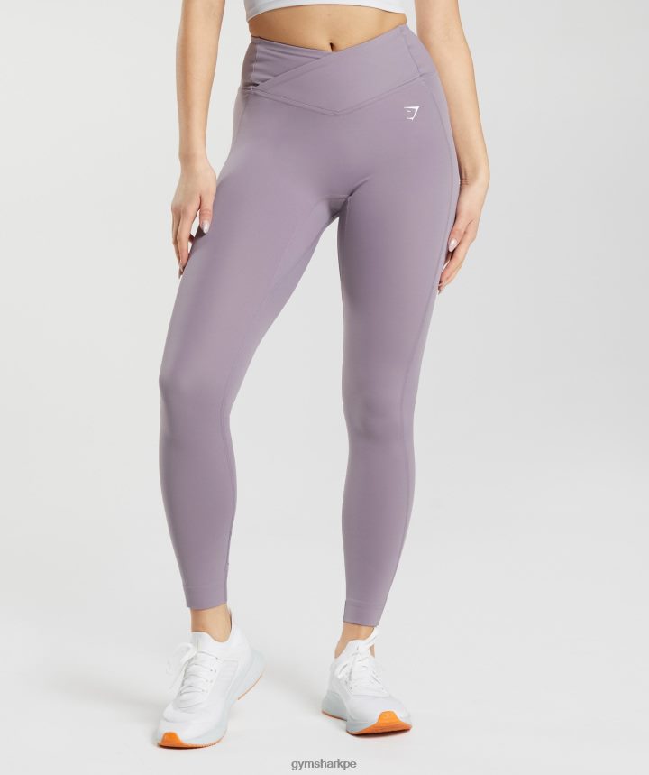 Gymsharkpolainas cruzadas mujer lavanda pizarra PFTJ2N273 ropa