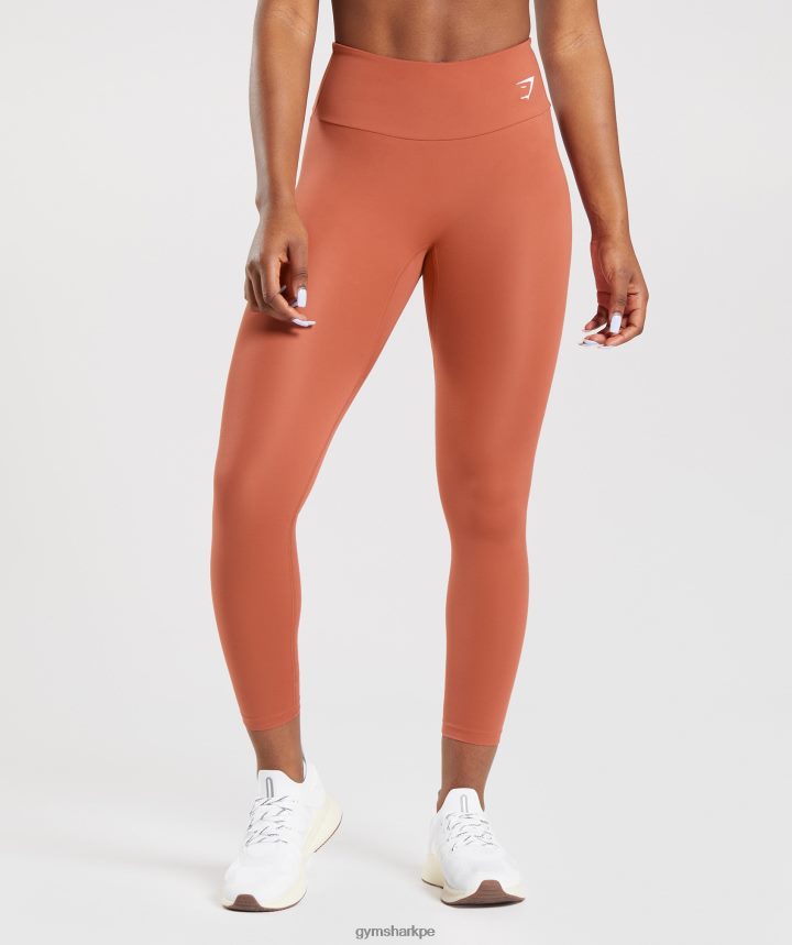 Gymsharkpolainas de entrenamiento mujer rojo caqui PFTJ2N304 ropa