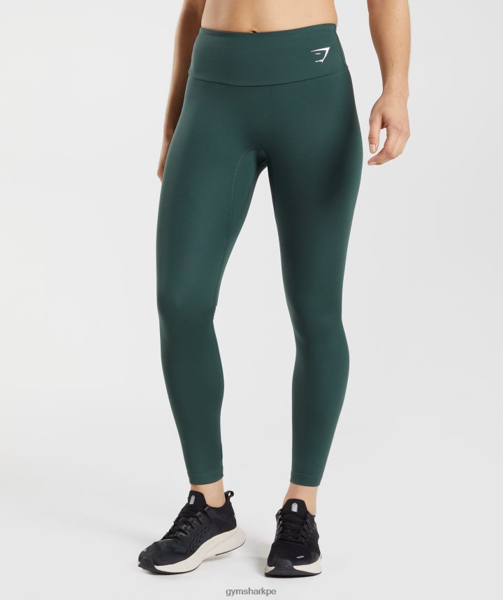 Gymsharkpolainas de entrenamiento mujer verde obsidiana PFTJ2N296 ropa