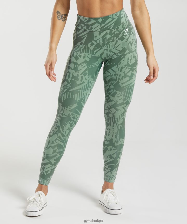 Gymsharkpolainas gs power originales mujer verde sauce/verde salvia del desierto PFTJ2N310 ropa