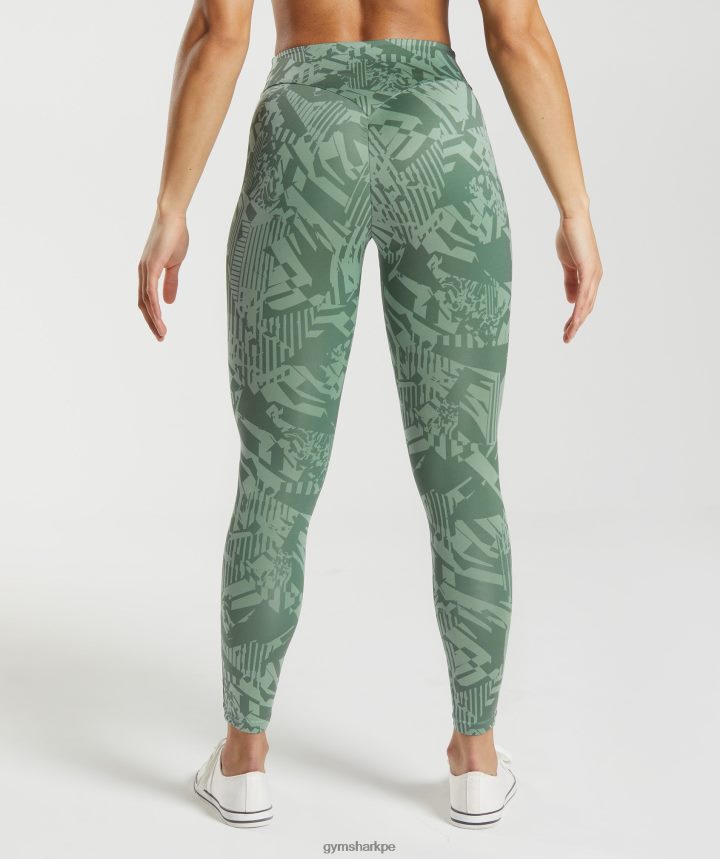 Gymsharkpolainas gs power originales mujer verde sauce/verde salvia del desierto PFTJ2N310 ropa