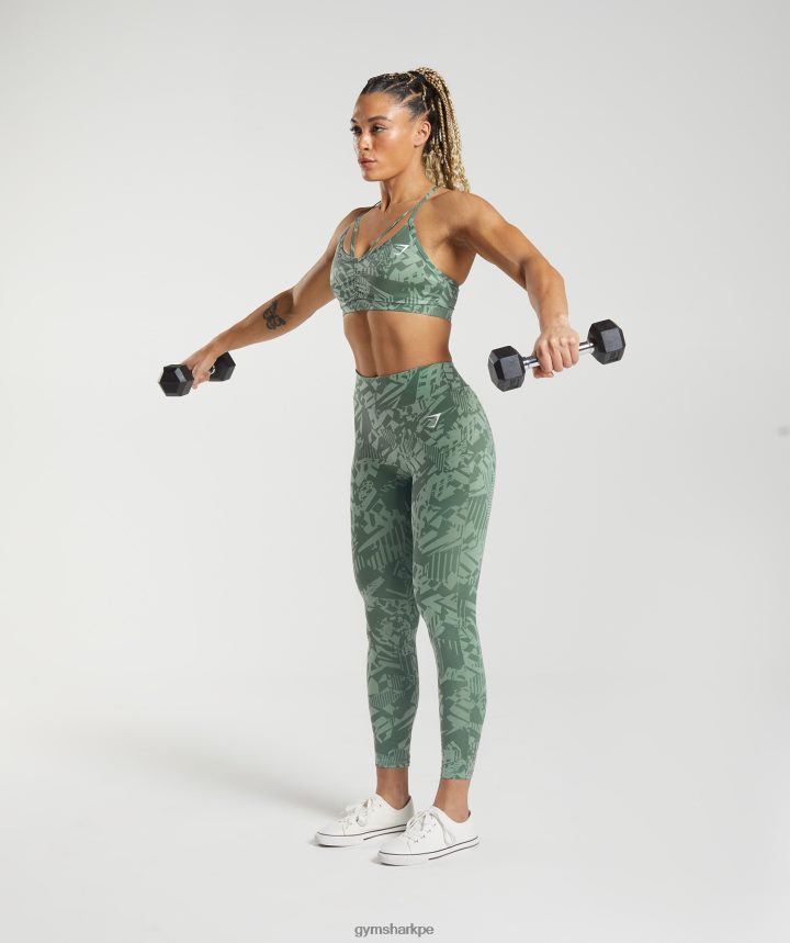 Gymsharkpolainas gs power originales mujer verde sauce/verde salvia del desierto PFTJ2N310 ropa