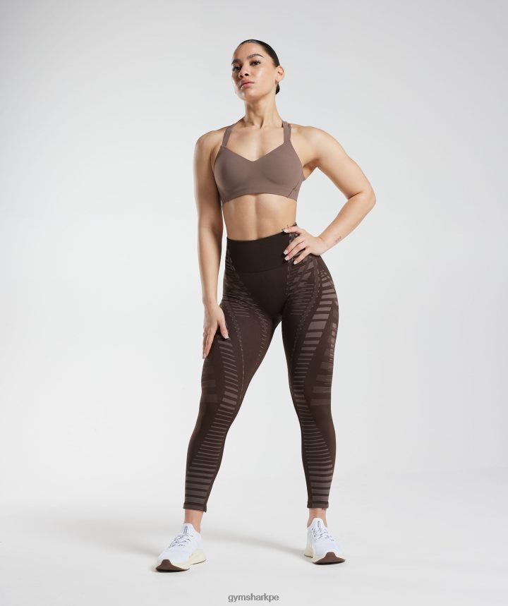 Gymsharkpolainas ilimitadas mujer marrón archivo/marrón trufa PFTJ2N342 ropa