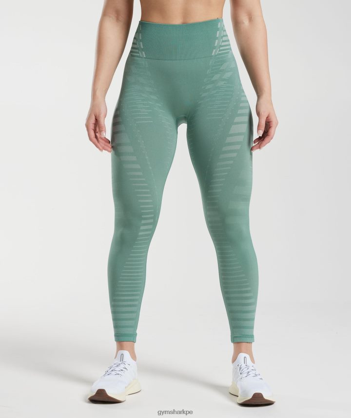 Gymsharkpolainas ilimitadas mujer verde azulado tinta/verde azulado escarchado PFTJ2N340 ropa