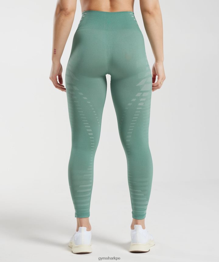 Gymsharkpolainas ilimitadas mujer verde azulado tinta/verde azulado escarchado PFTJ2N340 ropa