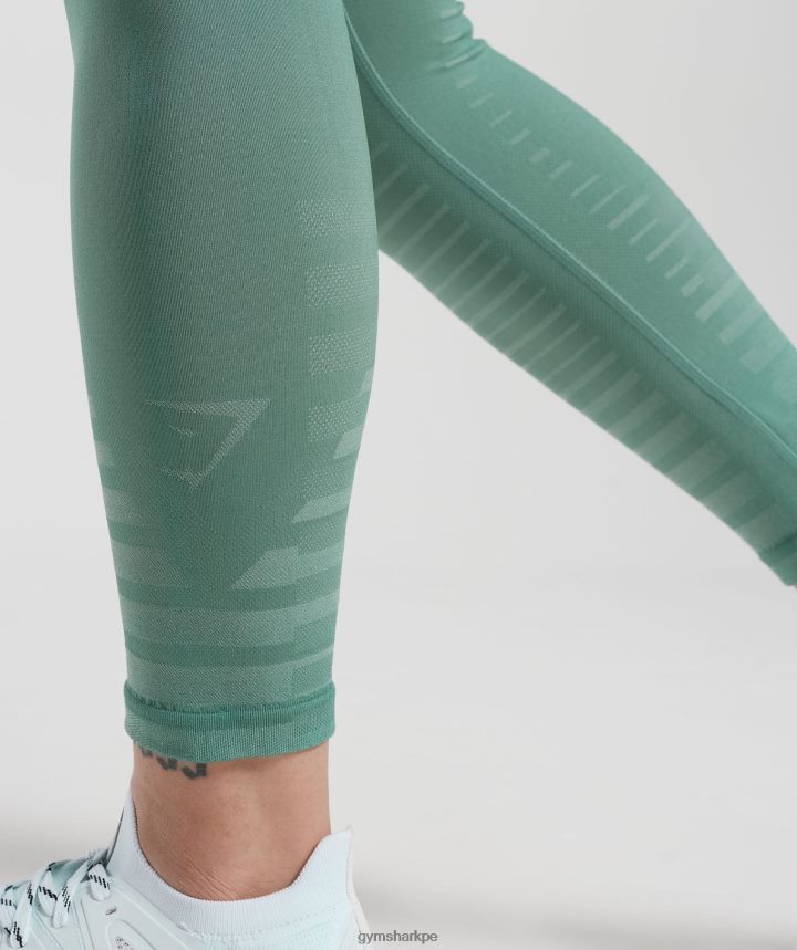 Gymsharkpolainas ilimitadas mujer verde azulado tinta/verde azulado escarchado PFTJ2N340 ropa