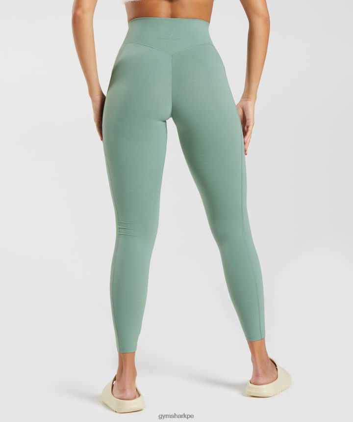 Gymsharkwhitney todos los días polainas de bolsillo mujer hoja verde PFTJ2N329 ropa