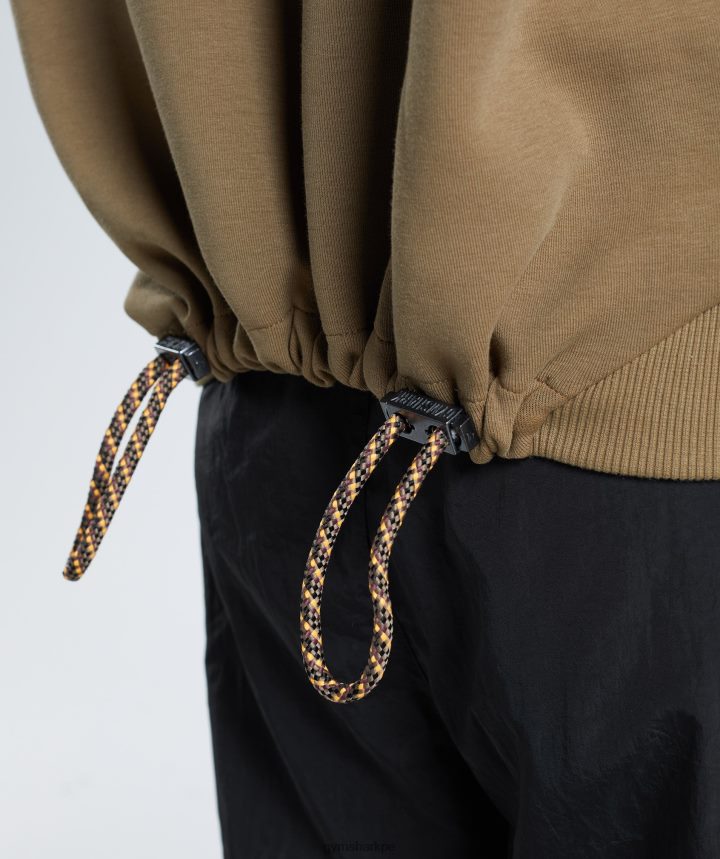 Gymsharkretomar el equipo de sudor mujer charco marrón PFTJ2N396 ropa