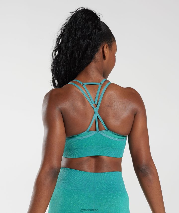 GymsharkSujetador deportivo adapt fleck sin costuras mujer joya verde PFTJ2N173 ropa