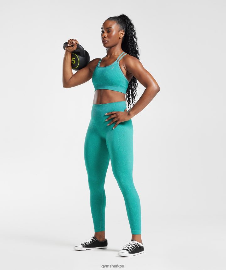 GymsharkSujetador deportivo adapt fleck sin costuras mujer joya verde PFTJ2N173 ropa