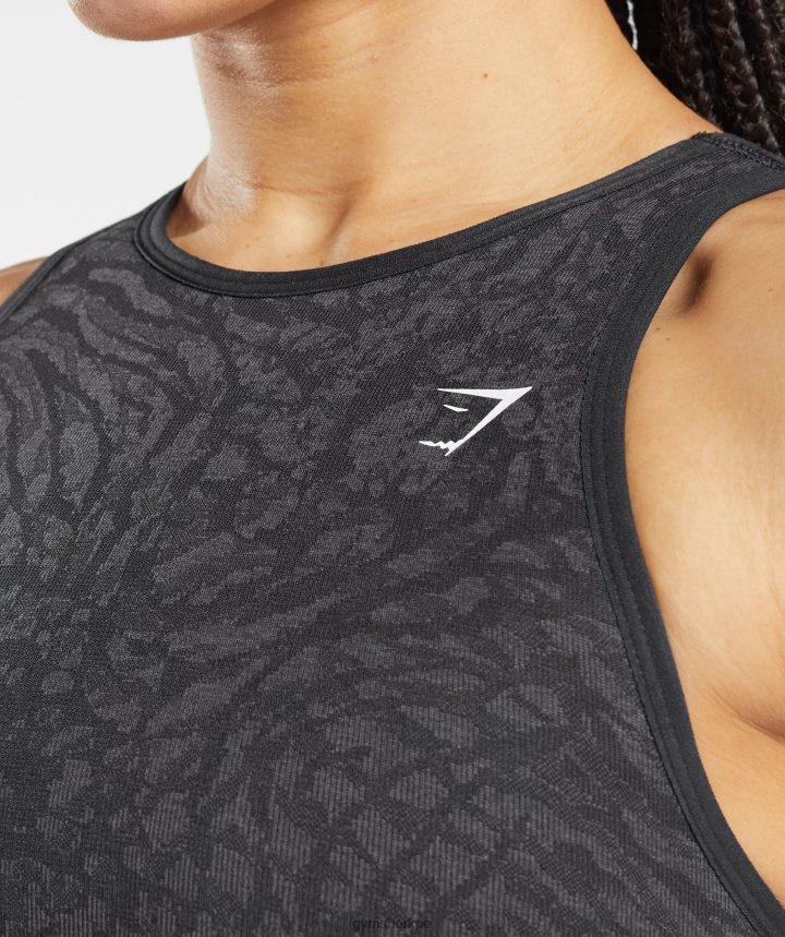 GymsharkSujetador deportivo sin costuras Adapt Animal mujer salvaje | negro PFTJ2N214 ropa