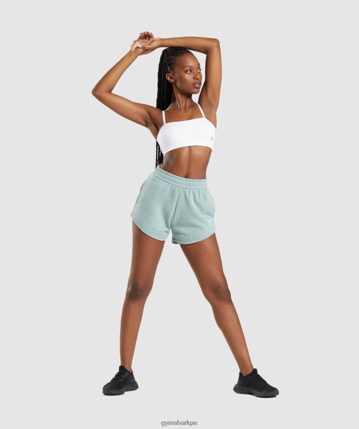 Gymsharksujetador deportivo bandeau mujer blanco PFTJ2N129 ropa