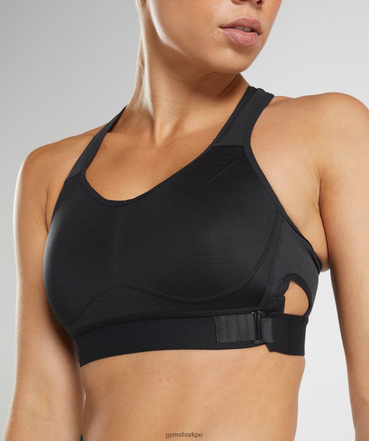 Gymsharksujetador deportivo con espalda nadadora mujer negro PFTJ2N147 ropa