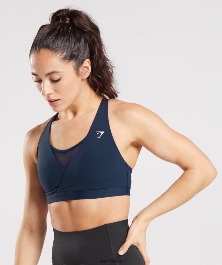 Gymsharksujetador deportivo cruzado mujer Armada PFTJ2N155 ropa