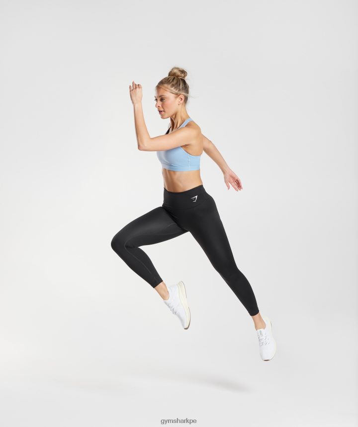 Gymsharksujetador deportivo cruzado mujer navegar azul PFTJ2N150 ropa