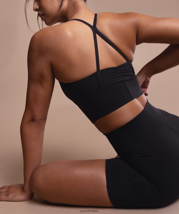 Gymsharksujetador deportivo de palangre elevate mujer negro PFTJ2N137 ropa