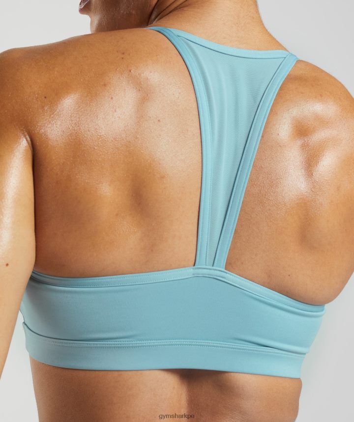 Gymsharksujetador deportivo gs power mujer iceberg azul PFTJ2N154 ropa