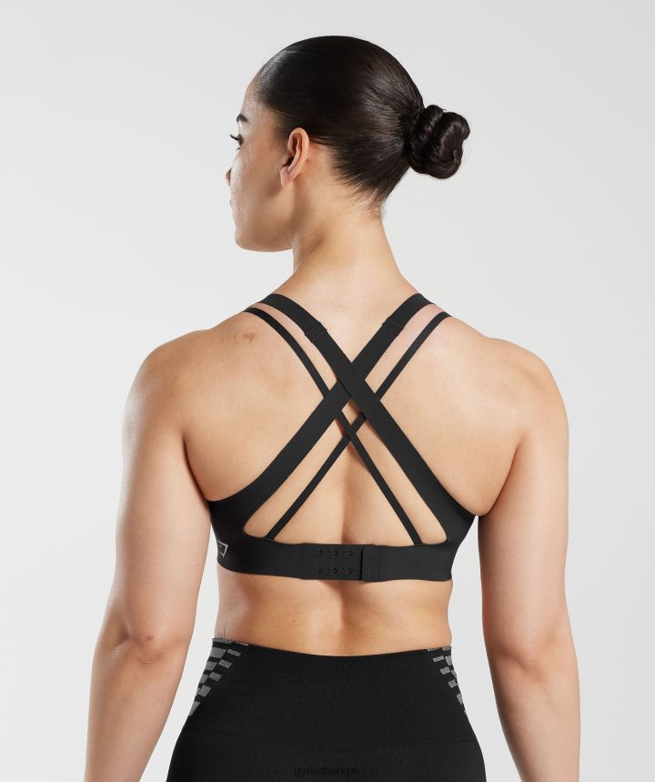 Gymsharksujetador deportivo ilimitado mujer negro PFTJ2N115 ropa