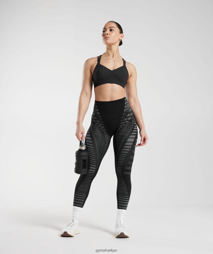 Gymsharksujetador deportivo ilimitado mujer negro PFTJ2N115 ropa