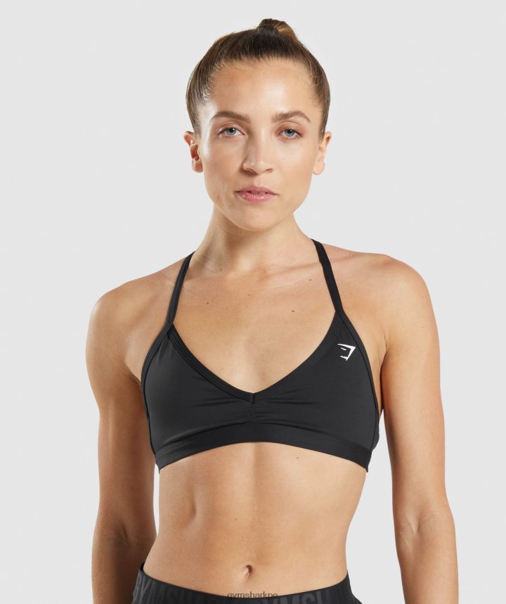 Gymsharksujetador deportivo minimalista mujer negro PFTJ2N135 ropa