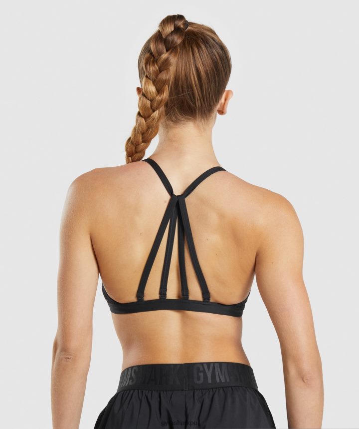 Gymsharksujetador deportivo minimalista mujer negro PFTJ2N135 ropa