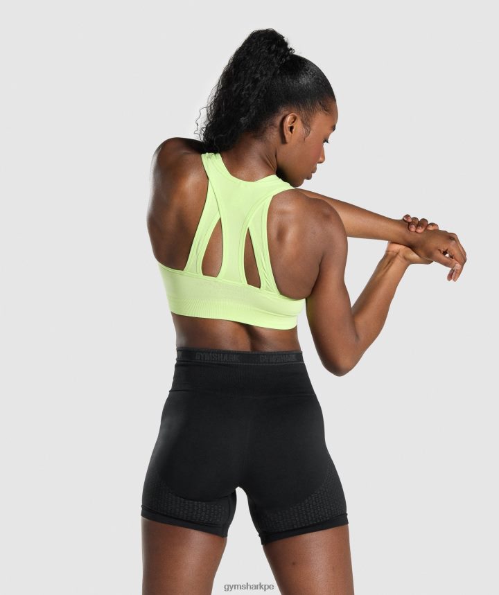 Gymsharksujetador deportivo sin costuras Apex mujer verde/verde claro PFTJ2N230 ropa