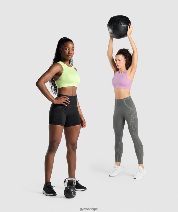 Gymsharksujetador deportivo sin costuras Apex mujer verde/verde claro PFTJ2N230 ropa