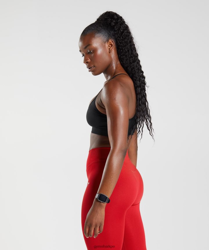 Gymsharksujetador deportivo sin costuras mujer negro PFTJ2N116 ropa