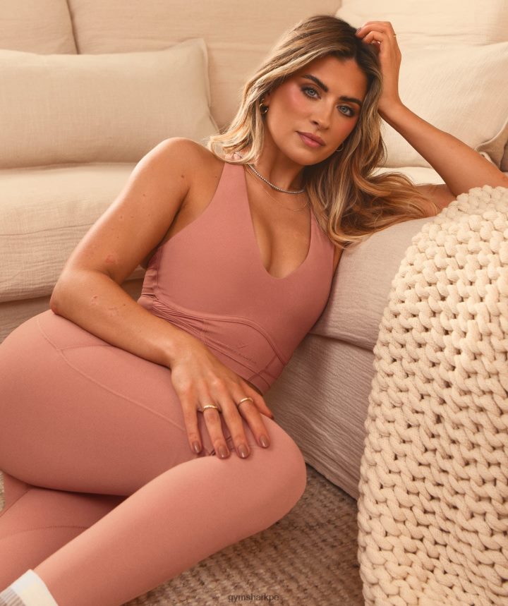 Gymsharksujetador largo whitney mujer cañón rojo PFTJ2N201 ropa