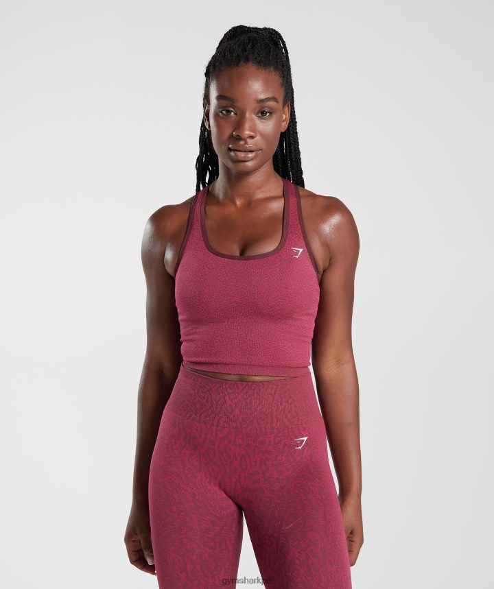 GymsharkAdaptar el tanque de cultivo sin costuras para animales. mujer arrecife | marrón cereza PFTJ2N474 ropa