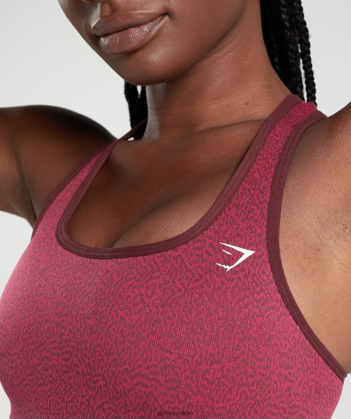 GymsharkAdaptar el tanque de cultivo sin costuras para animales. mujer arrecife | marrón cereza PFTJ2N474 ropa