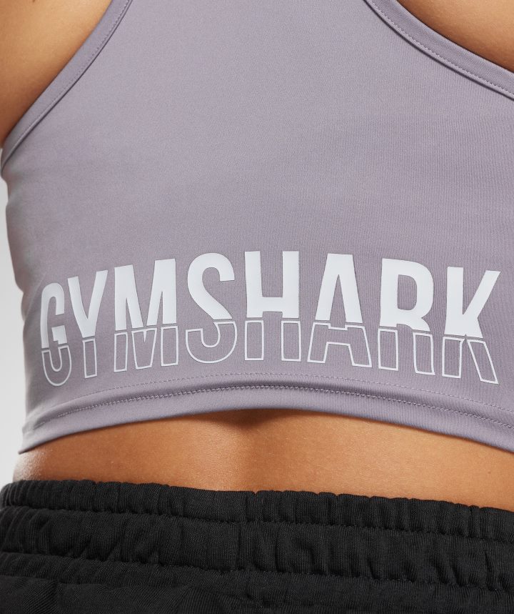Gymsharktanque de cultivo de fracción mujer lavanda pizarra PFTJ2N506 ropa